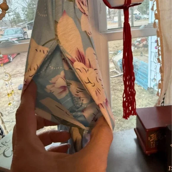 Floral Blue Maxi Dress - Picture 3 of 4